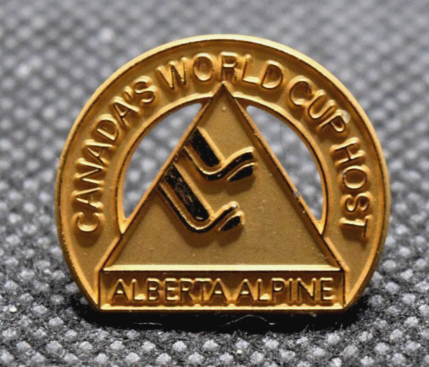 Alberta Alpine Canada's World Cup Host Ski Lapel Pin