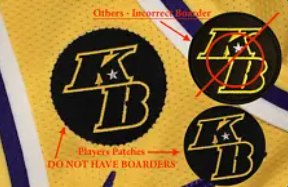 KB Patch Kobe Bryant LA Lakers Basketball Jersey Patch Patch un signed Iron On