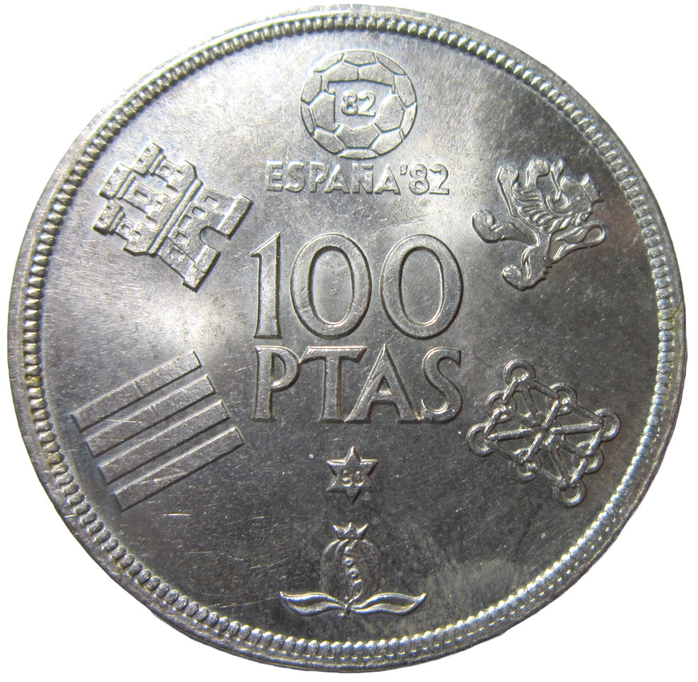 SPAIN. 100 PESETAS, 1980.