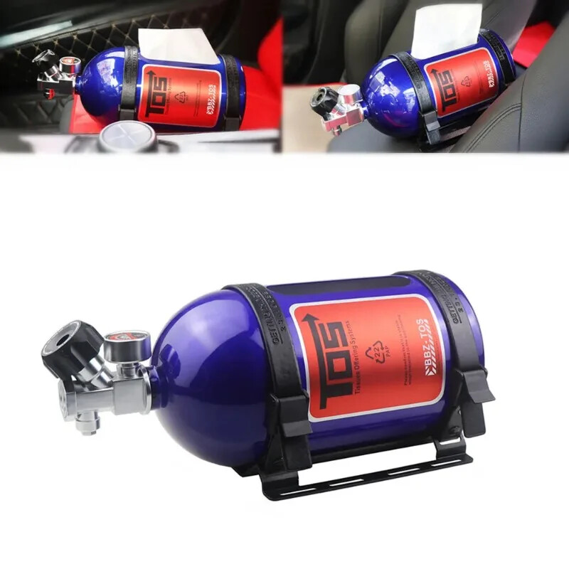 NOS Nitrogen System Tissue Box Car Interior Decoration Tissue Box Holder