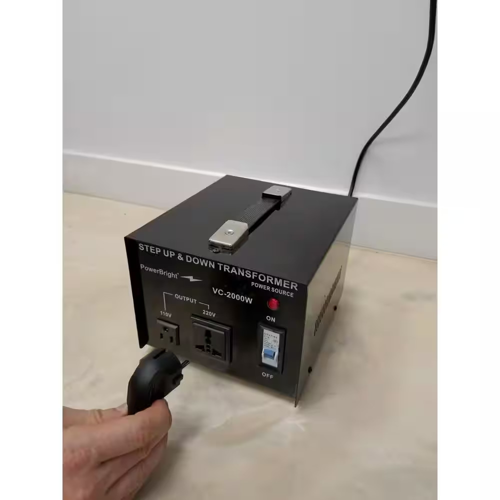 2000-Watts Step Up/Down Converter 110/120-Volt - 220/240-Volt Voltage Transforme