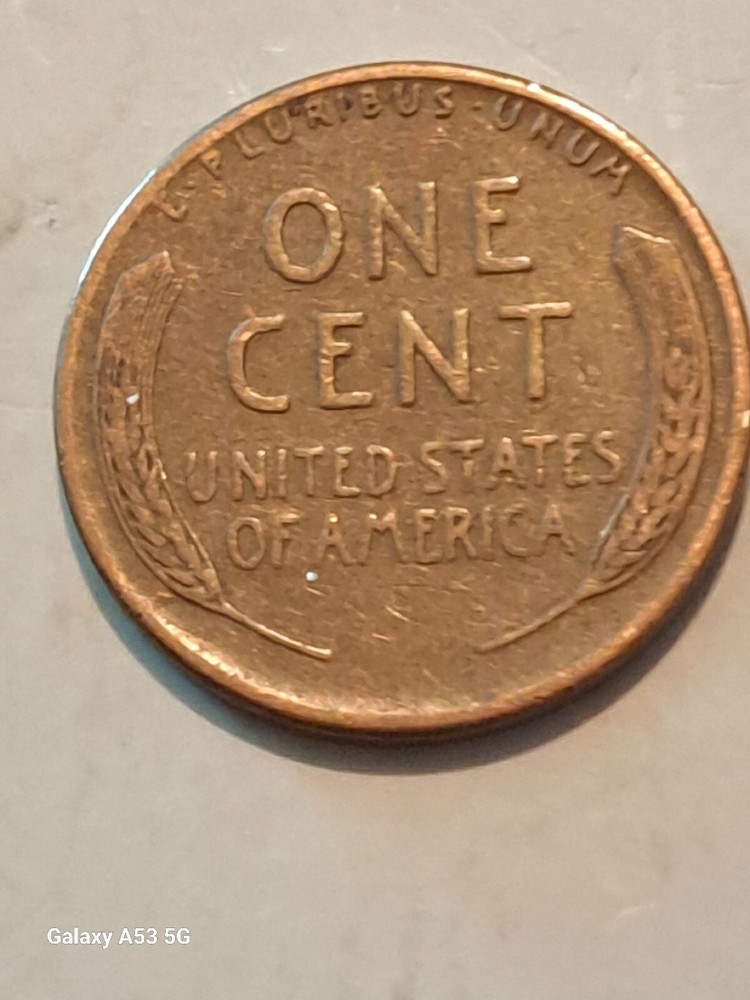 1945 1C BN Lincoln Cent NO MINT MARK