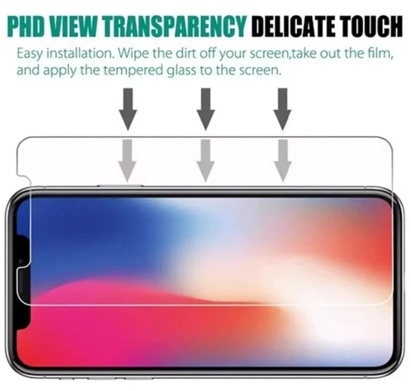 Screen Protector For iPhone X Tempered Glass Front ONlY