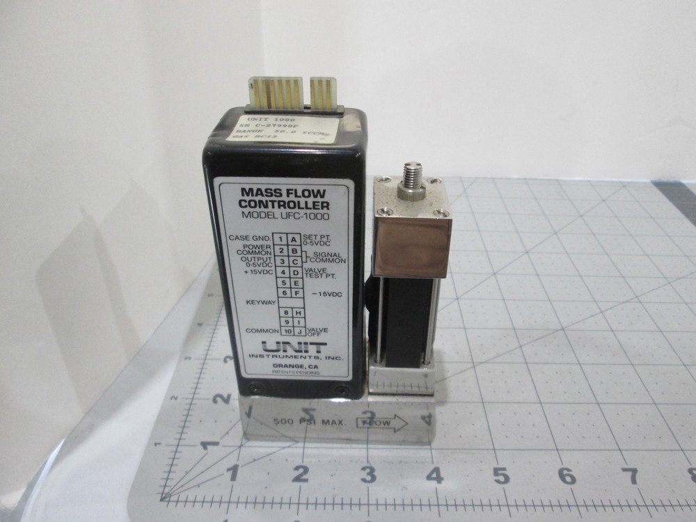 Unit, UFC-1000, Mass Flow Controller, BCL3, 50 SCCM, Used