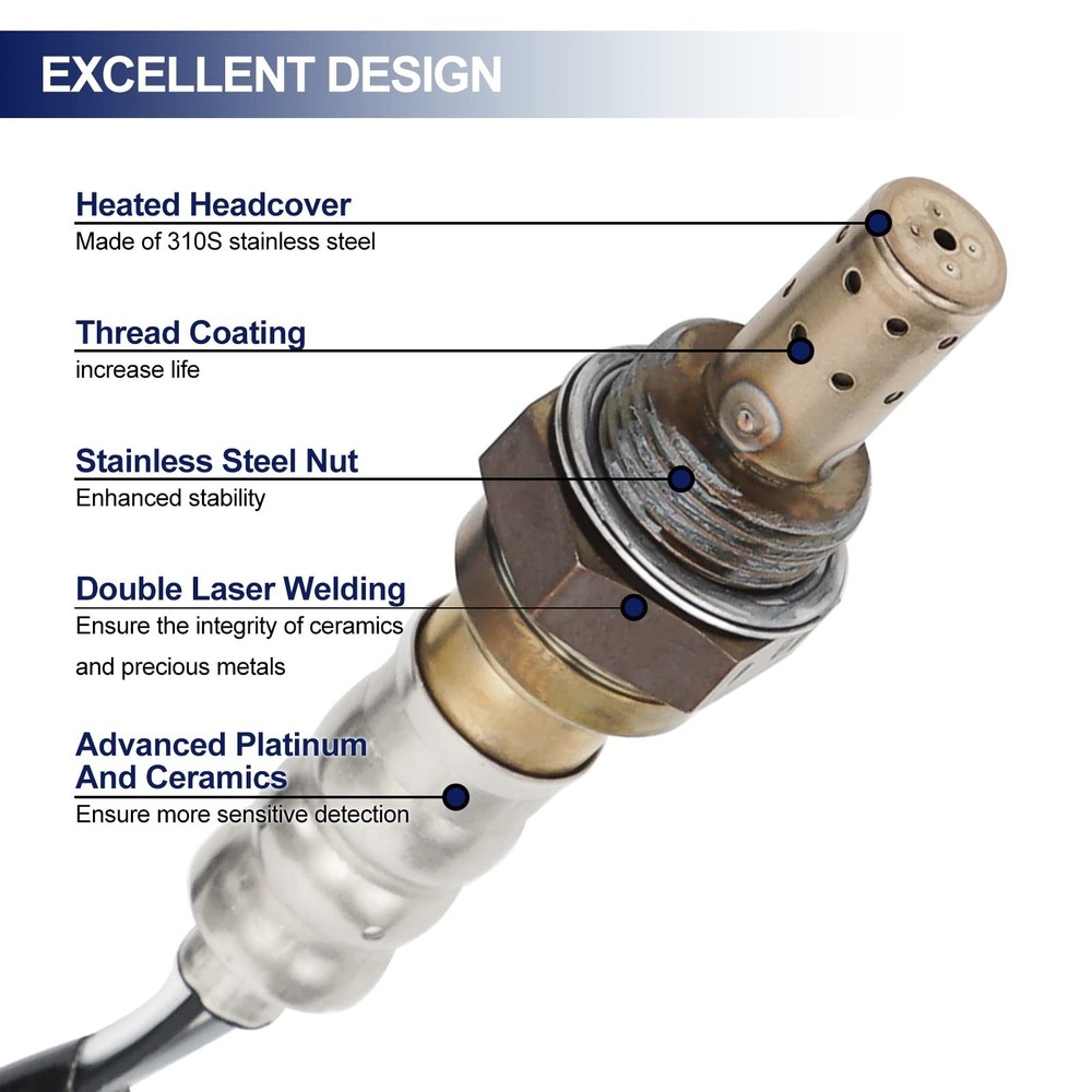 O2 Oxygen Sensor Downstream for Ford Edge Explorer Escape Fusion Flex Taurus ...