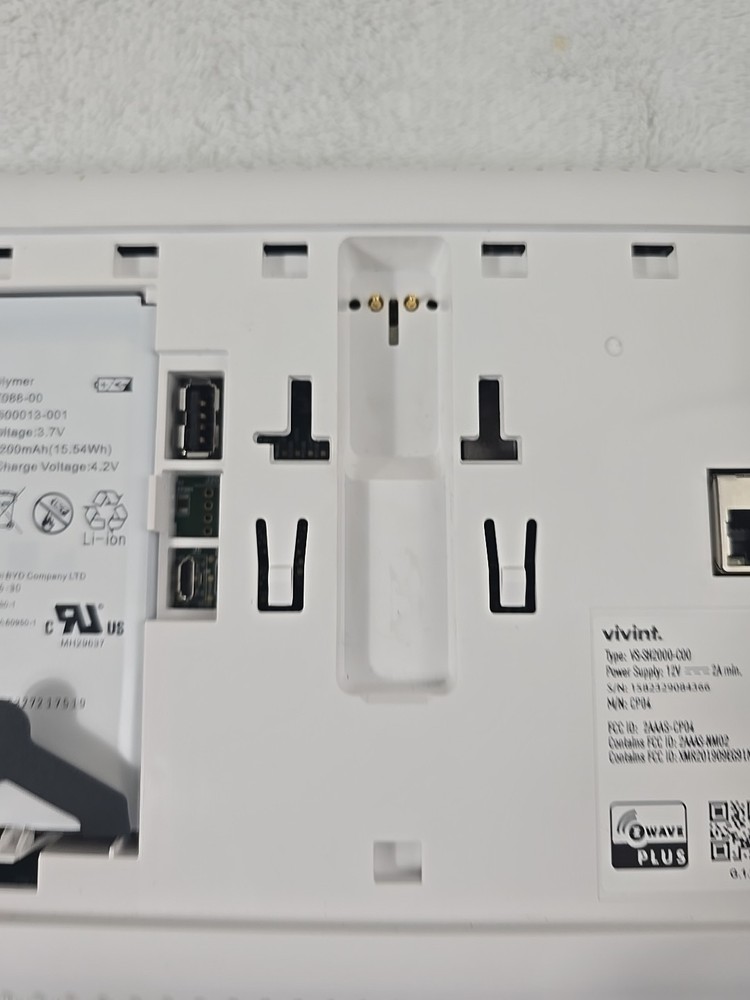 Vivint Smart Hub 2nd Gen Control Panel Replacement VS‑SH2000‑C00. UNTESTED