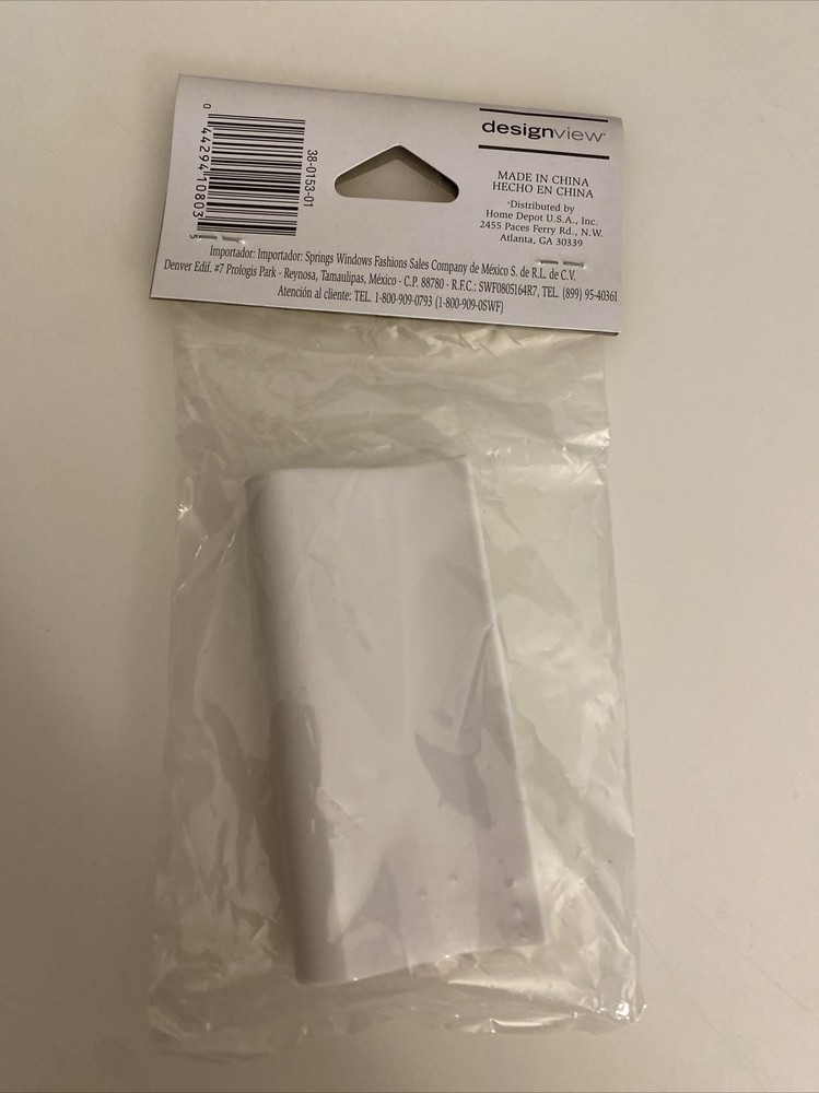 Roller Shade Hem Grips, White zan