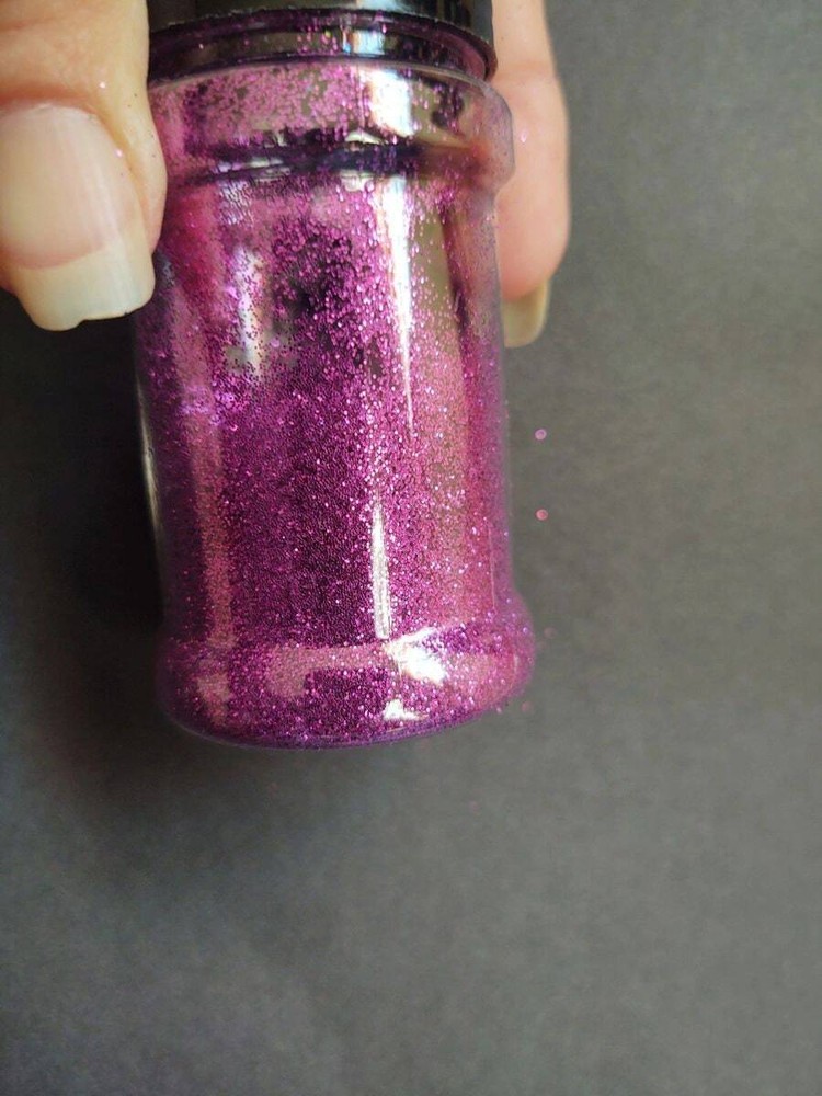 808 fine polyester glitter 1.5 oz. in a shaker bottle!