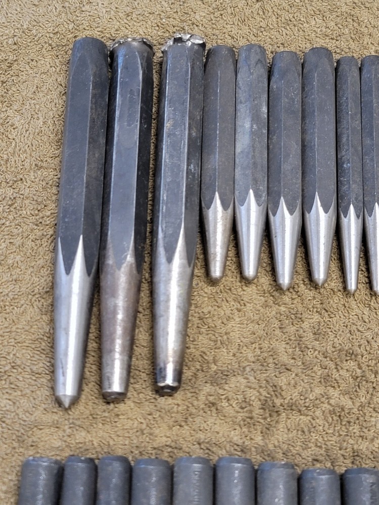 87 Titan Long Short Drift Hole Center Punch Set
