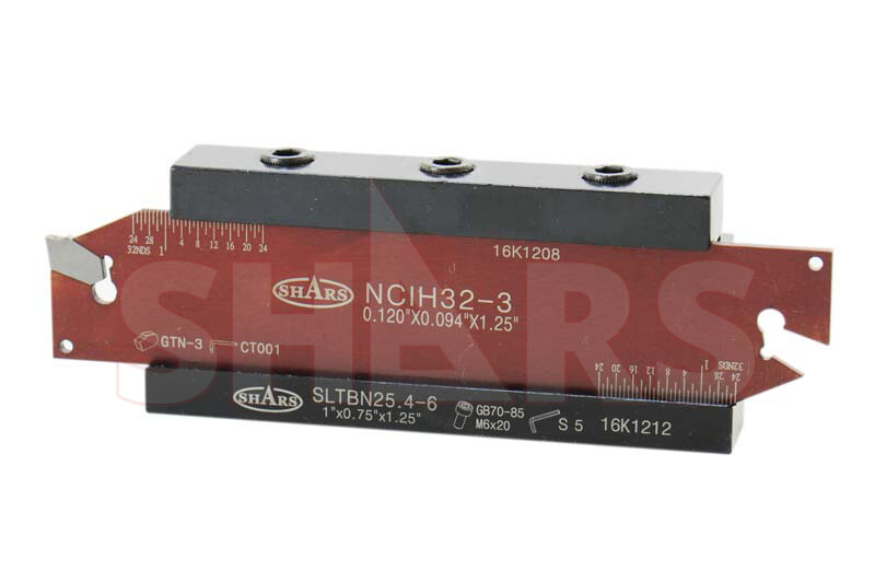 Shars 14 PC Set 1" Shank Self-Lock Cut-Off Tool +10pc Inserts P]