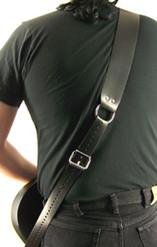 Plain Jane Leather Guitar Strap by Axovus