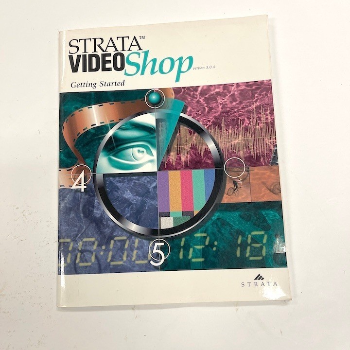 1996 Strata VideoShop Getting Started Manual Video Editing Version 3.0.4