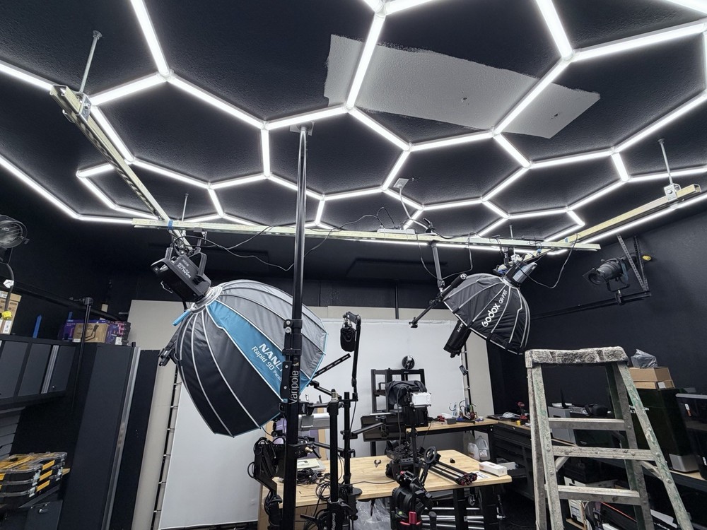 Custom Ceiling Mount Studio Rail System (Kit)