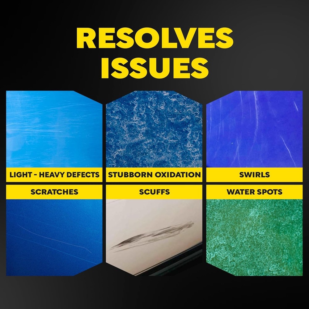 Meguiar's M6732 Marine/RV One Step Compound, Remove Oxidation, Stains,...