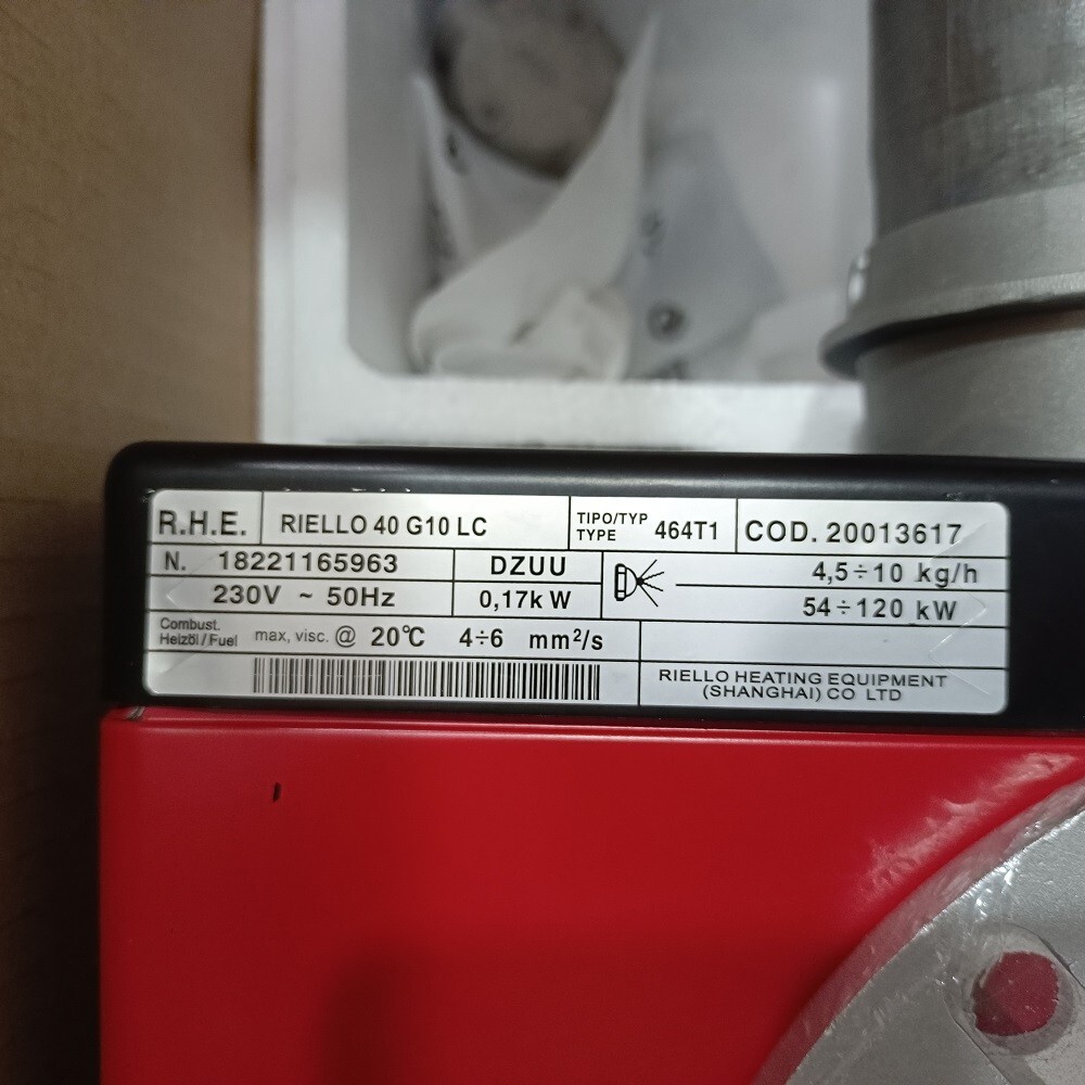 RIELLO 40G10LC Gas Burner Machine Single-Stage light oil Boiler Burner 54-120KW