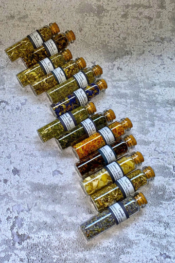 Starter Beginner Advanced Witchcraft Apothecary Kit Wiccan Ritual Herb Set Pagan