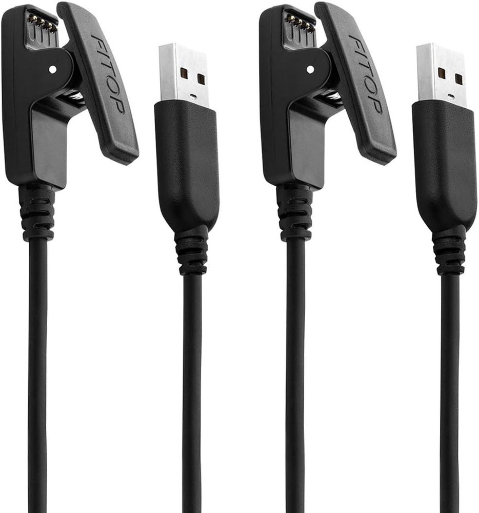 Versatile 2-Pack Charging Cables Compatible with Garmin Smartwatches - 120cm