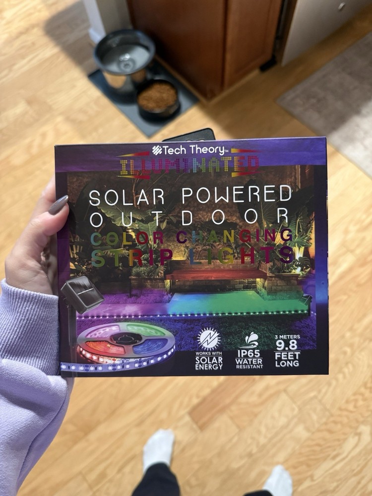 Solar powered Outdoor Strip Lights