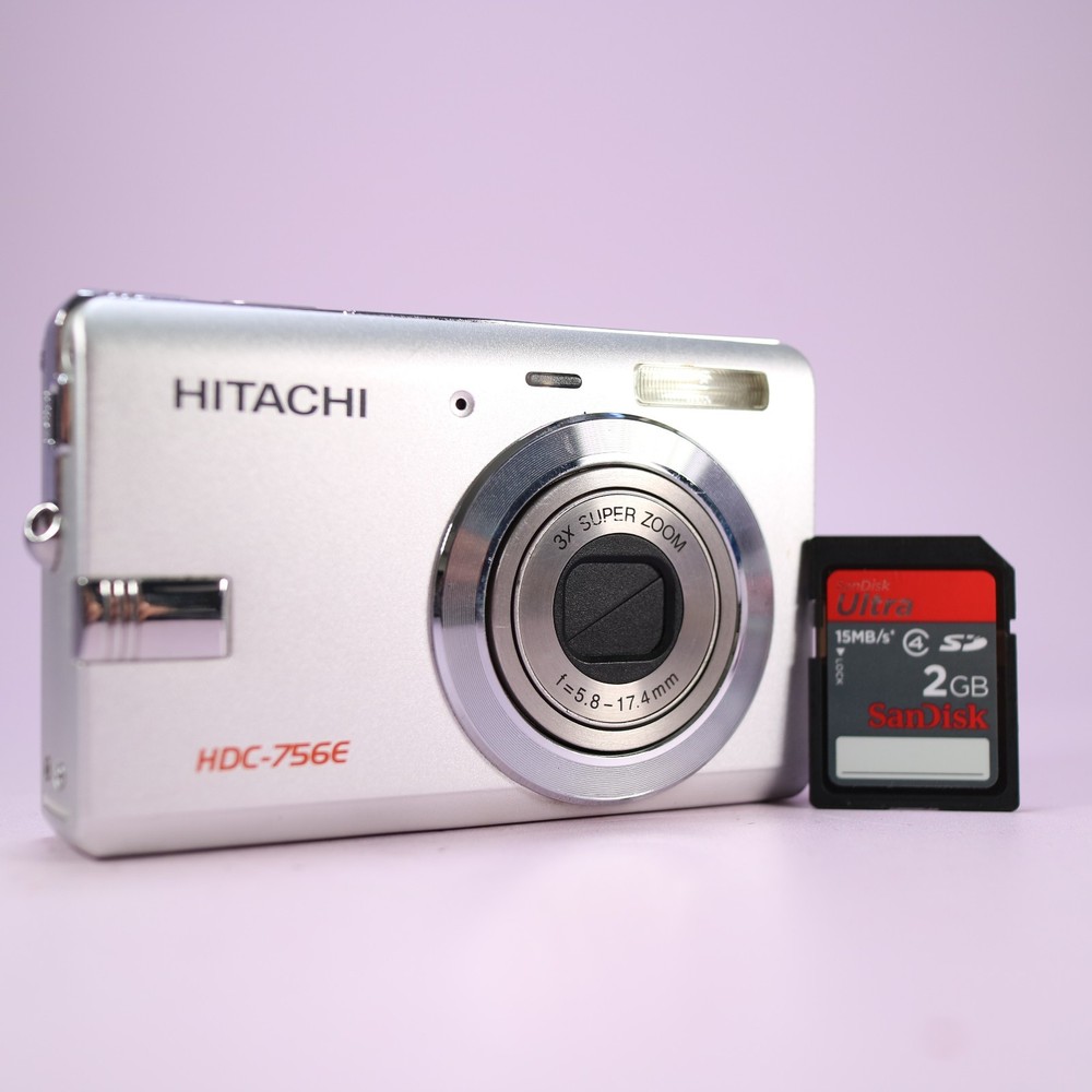 Hitachi Digital Camera HDC-756e 7.1MP Silver Tested