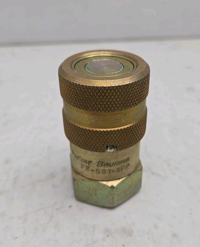 Parker Bruning FF-501-8FP Flat Face Quick Coupling 1/2" Fnpt FF Series New