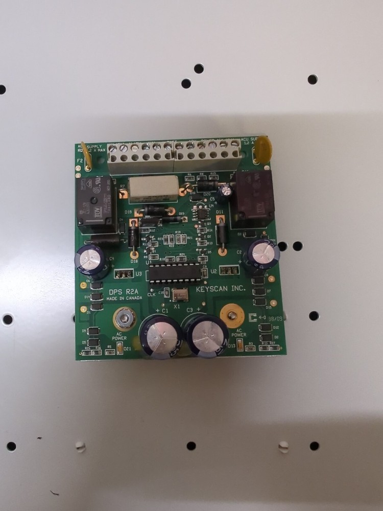 Keyscan Cardac Security Card Access Control Panel Power Supply Board DPS R2