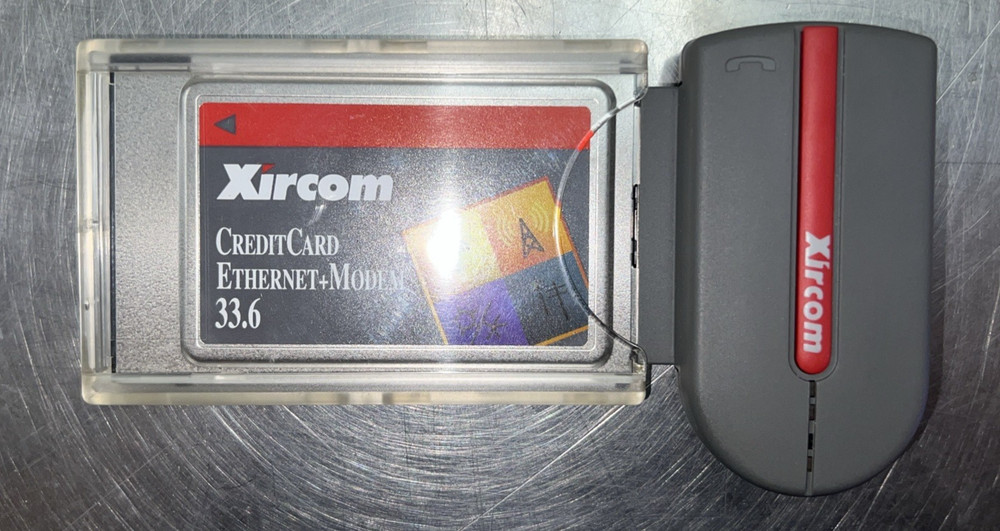 Xircom CreditCard Ethernet+Modem 33.6