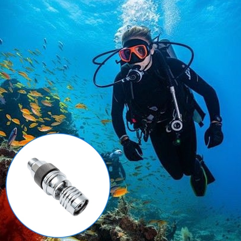 Safe Copper Full Faces Diving Mask Secondary Regulator Second Stage Regulator