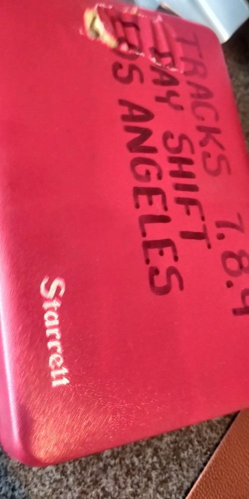 COMPLETE TESTED ~ Starrett 196A5Z / 196 Universal Back Plunger Dial Indicator