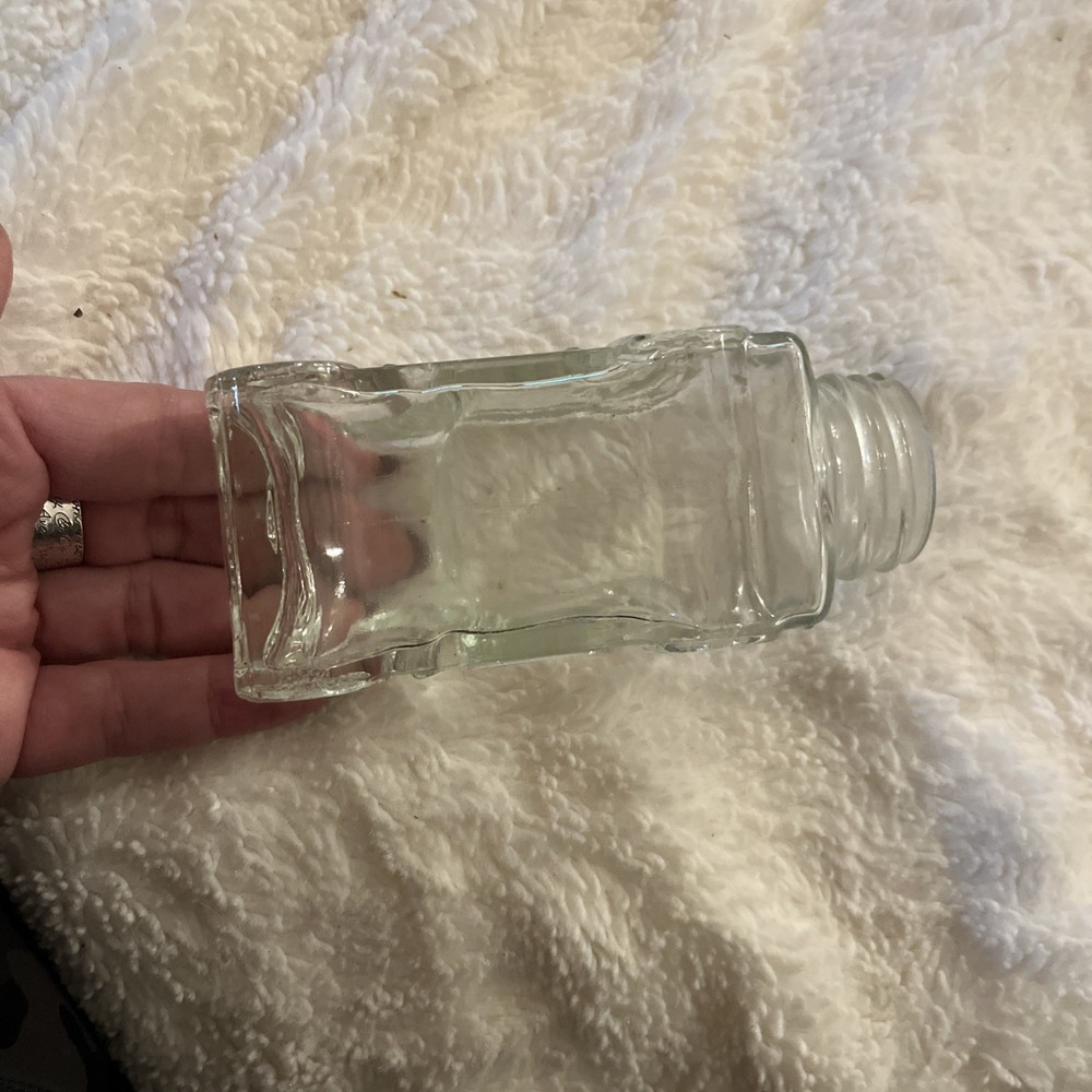Clear Glass Vintage Car Candy Container