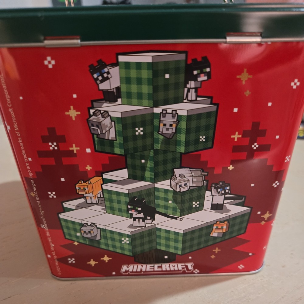Tin Box Company Minecraft Stacking Cube Storage Fun Stash Box 5.75 Inches