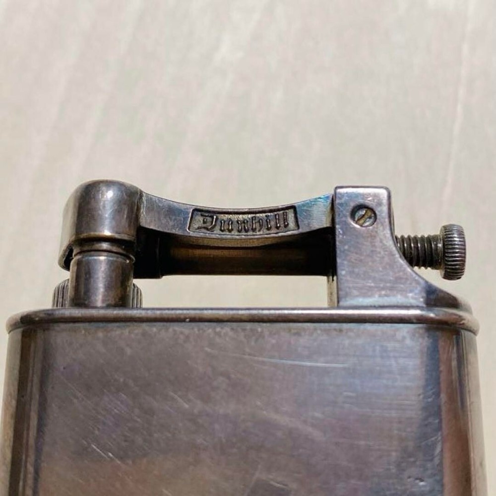 Dunhill Oil lighter Silver table unique without box