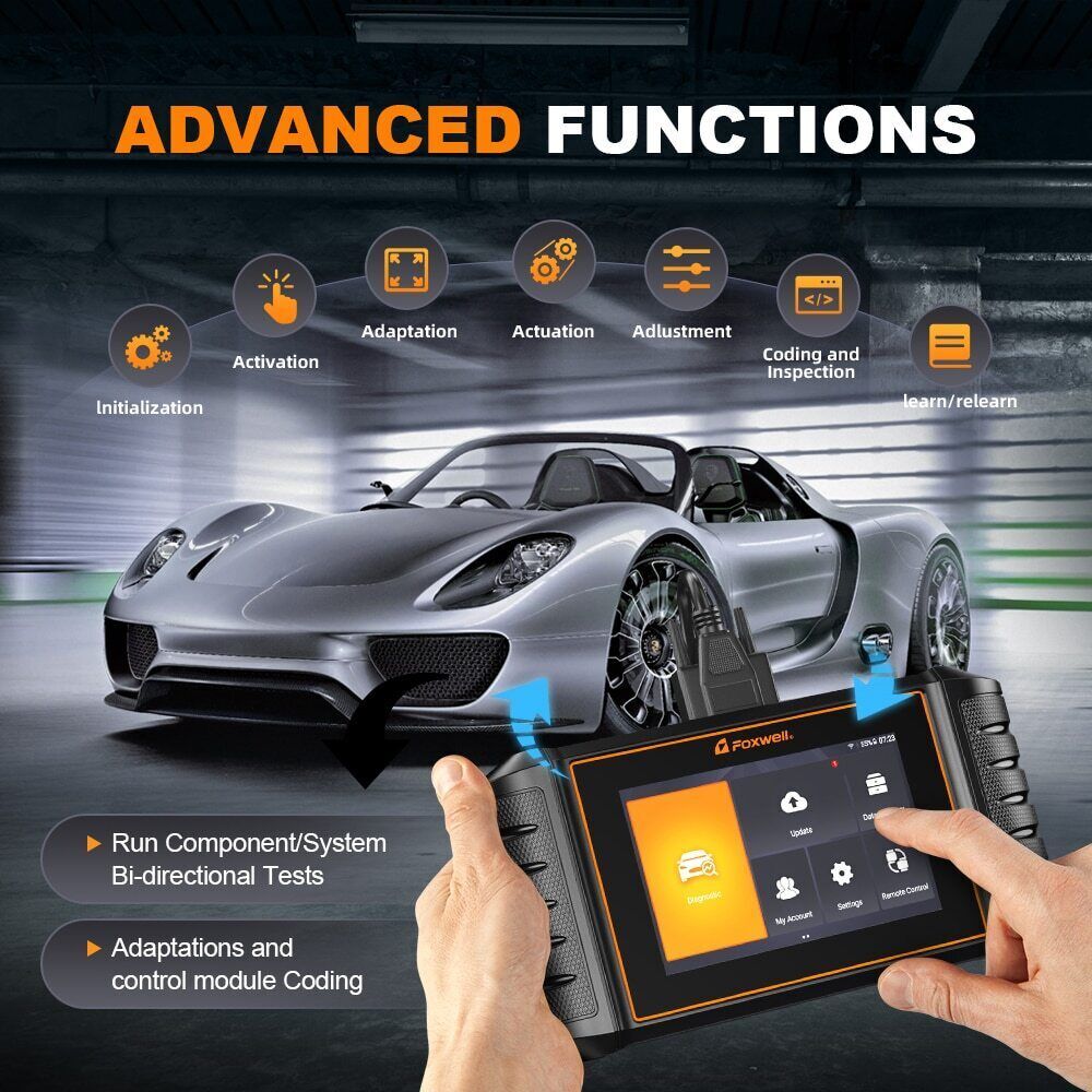 All System Bidirectional Diagnostic Scanner ABS Bleeding Oil DPF Injector Coding