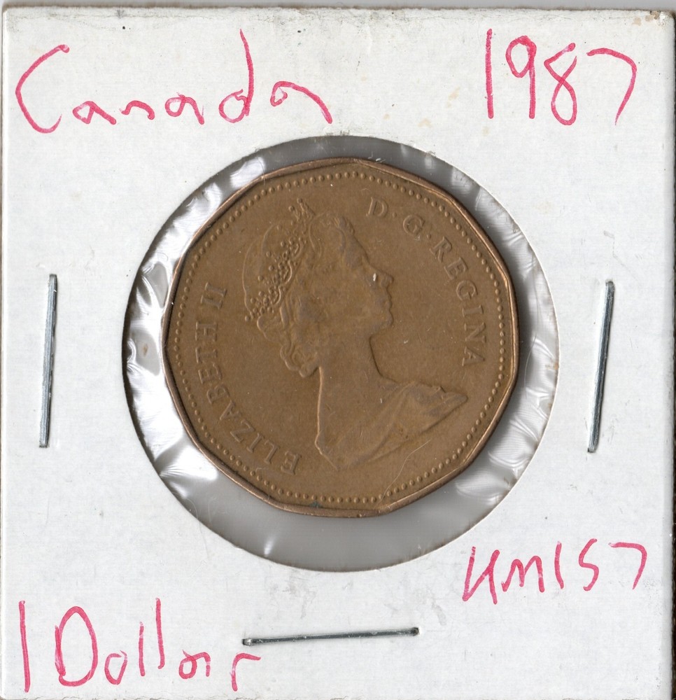 Coin Canada 1 Dollar 1987 KM157