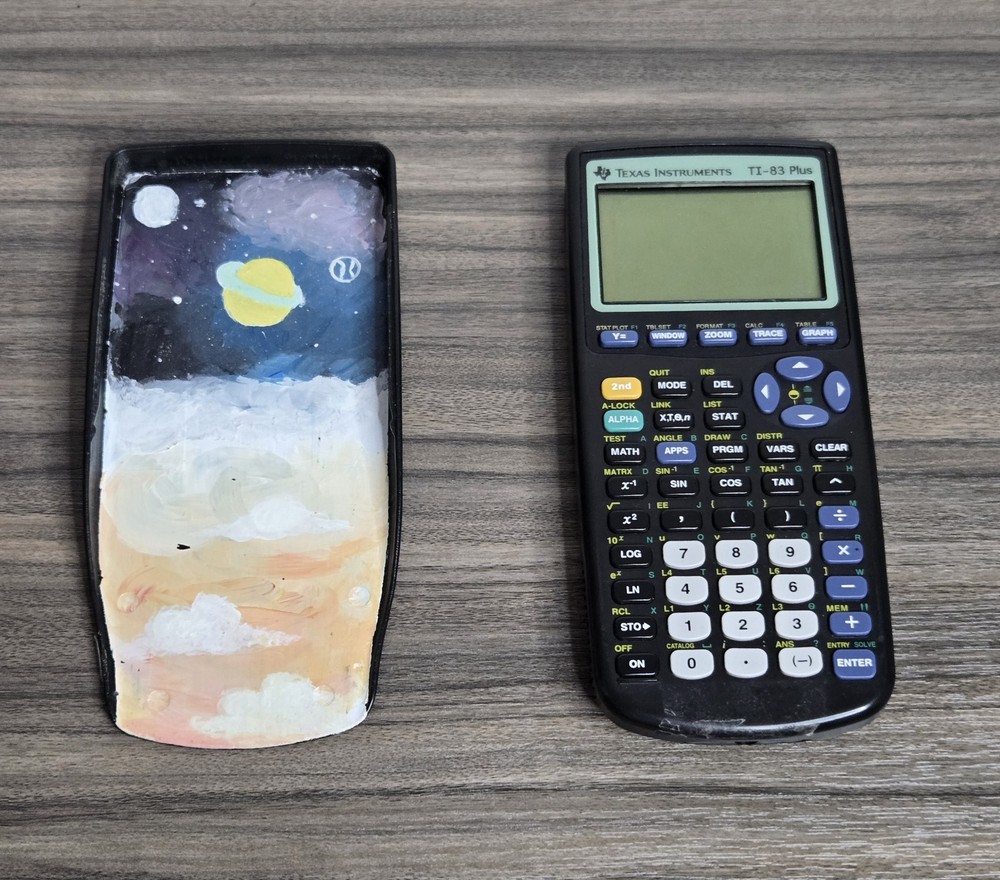 Texas Instruments TI-83 Plus Graphing Calculator - Black Tested And Working