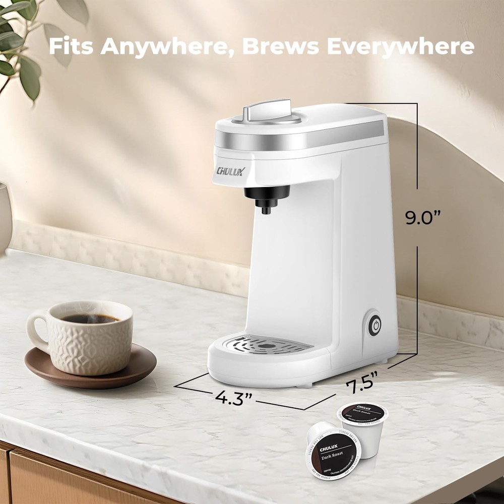 Mini Coffee Maker for K Capsule, Single Serve Coffee Maker for One Cup