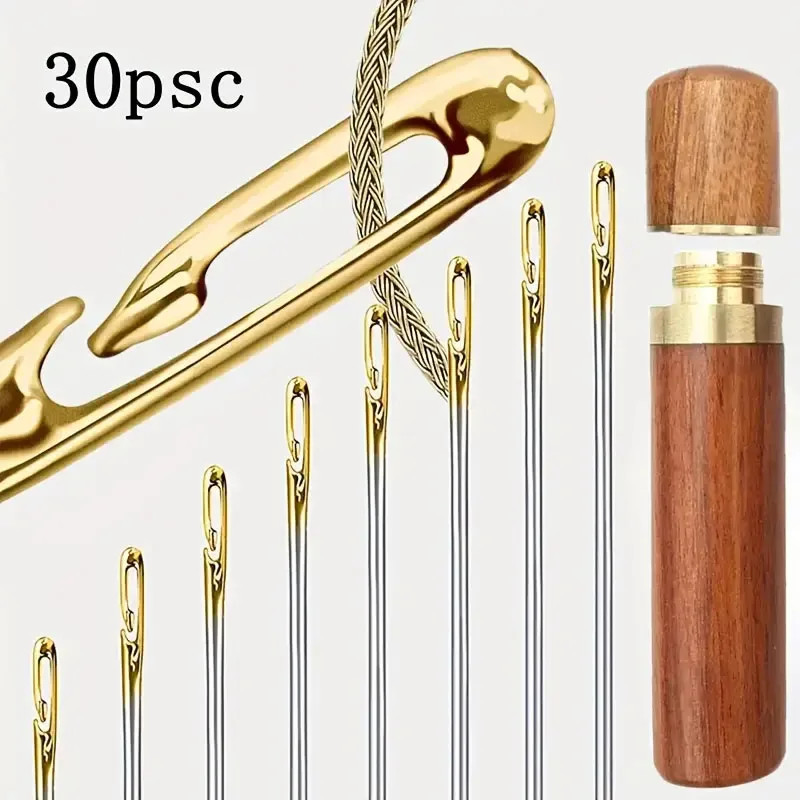 30pcs Needle-free Needles Elderly Blind Needle-free Needles Without Needle