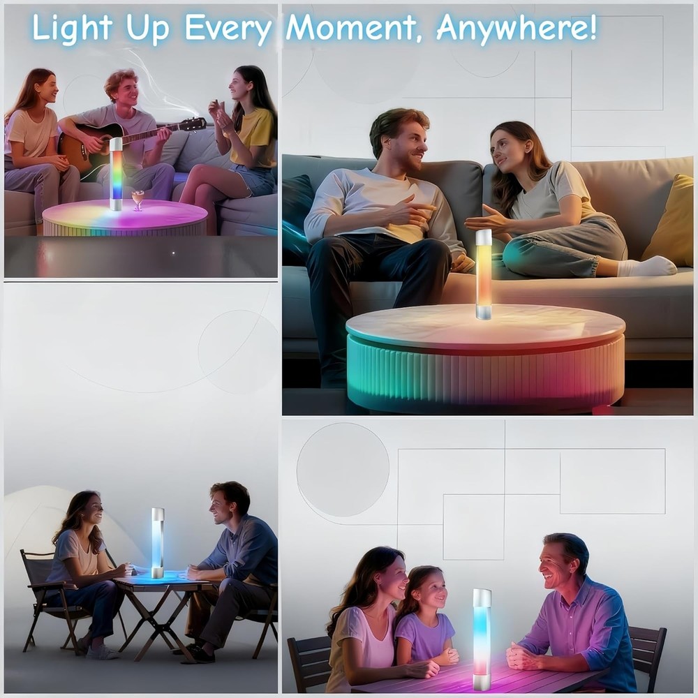 Flowing LED Ambient Light Wand