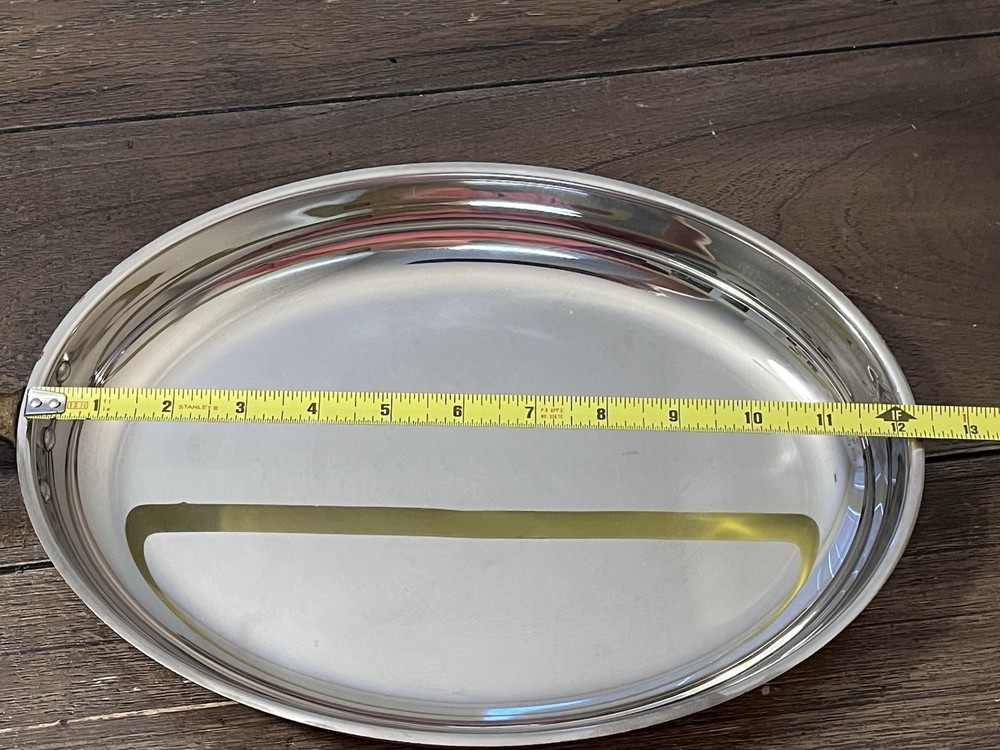 Tagus Elite Vintage Copper Fish Sauté Pan Oval