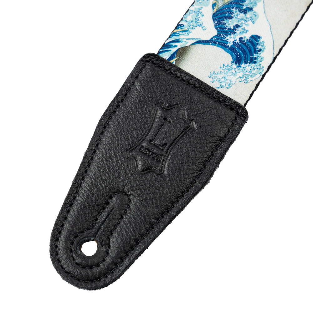 Levy's 2" Polyester Guitar Strap with Tri-Glide Adjustment, The Wave