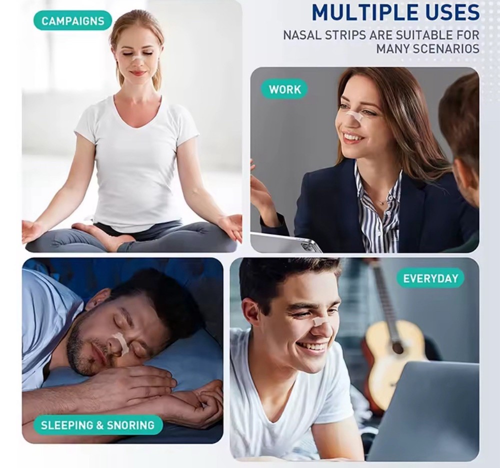 Breathe right nasal strips extra strength clear