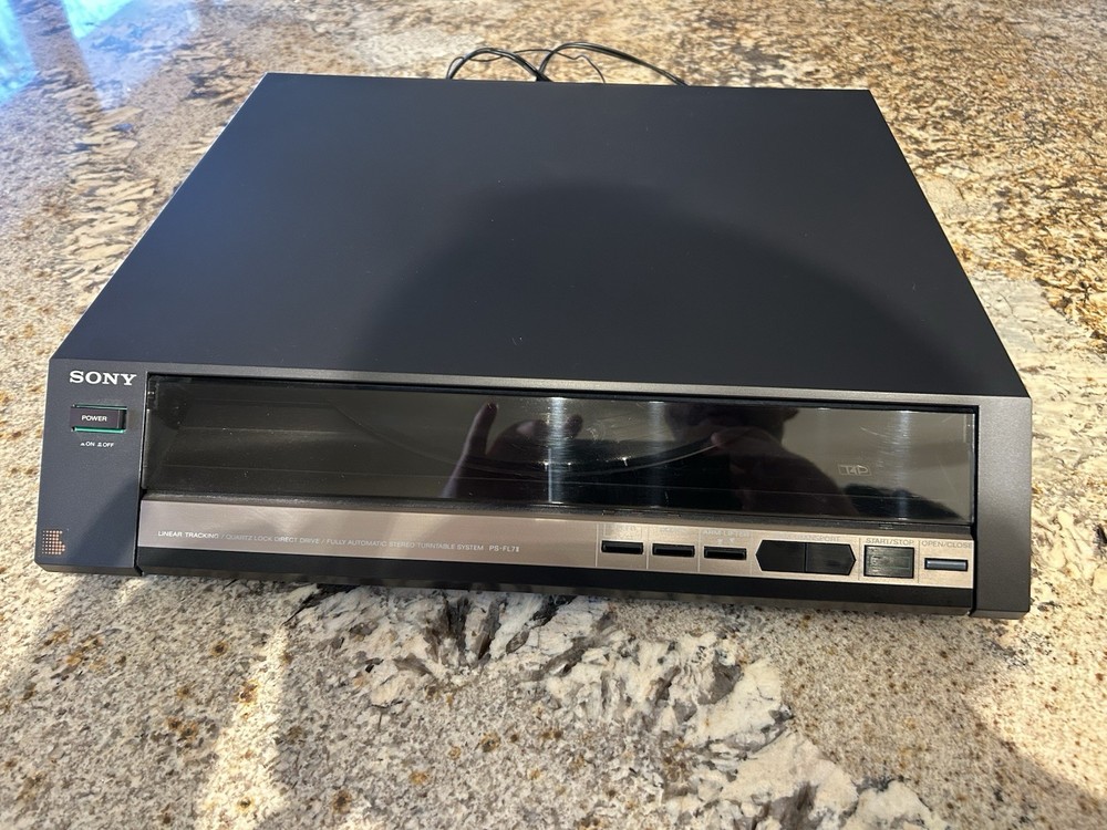Sony PS-FL7II Linear Tracking Turntable | Rare Front-Loading | Japan | Works