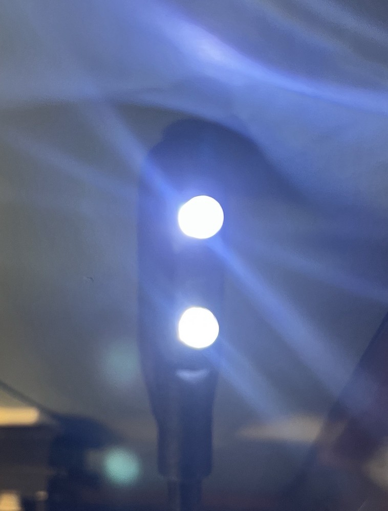 Flexible LED Book Light With 2 Lights Reading Gaming Lamp USB Plug In