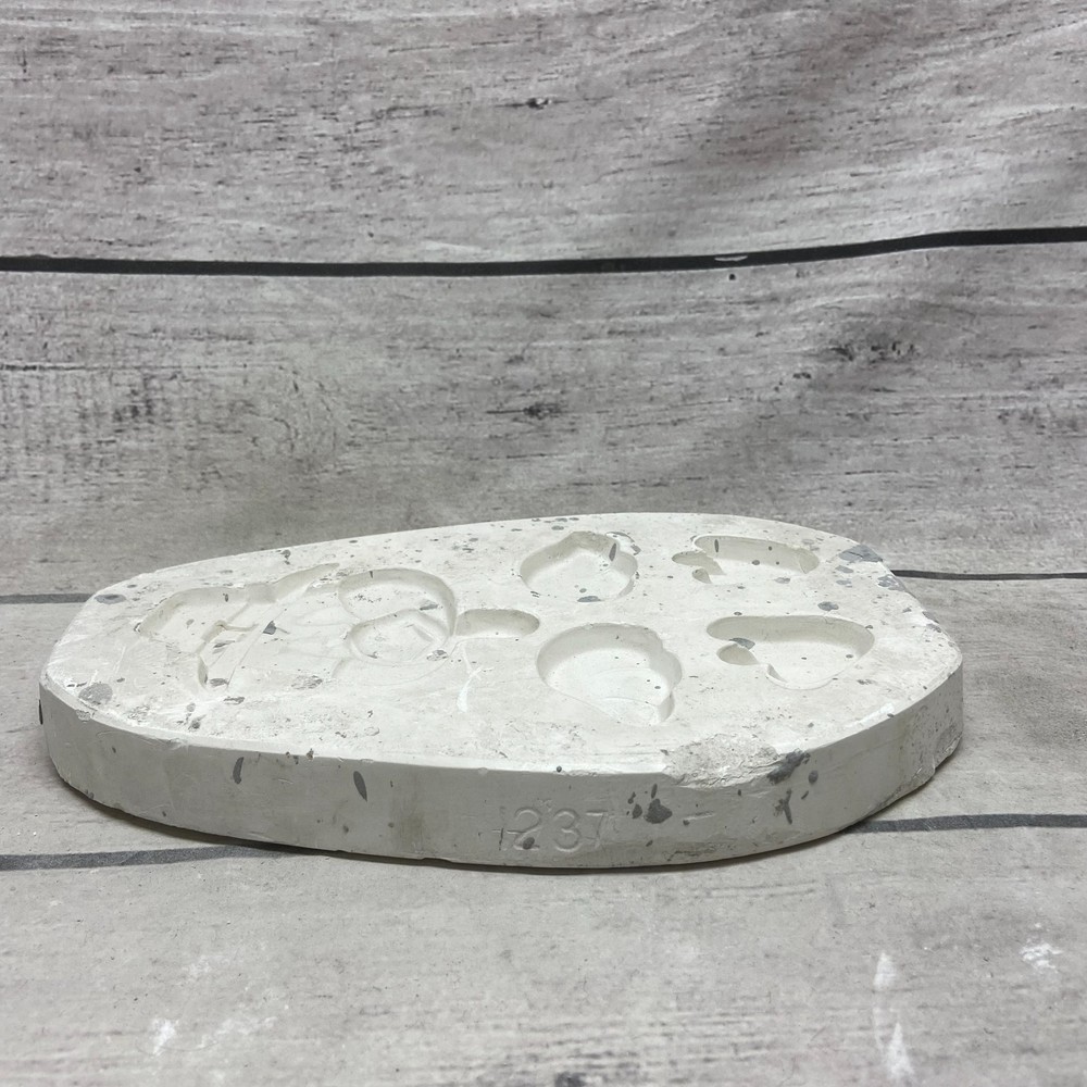Vintage 1987 Kimple Ceramic Casting Mold Duck Flat #1237