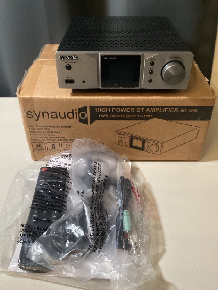 Synaudio High Powered BT Amplifier SO-1906