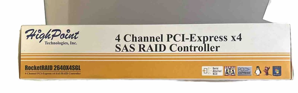 HighPoint RocketRAID 2640X4 SGL PCI-Express x4 SATA / SAS Controller Card