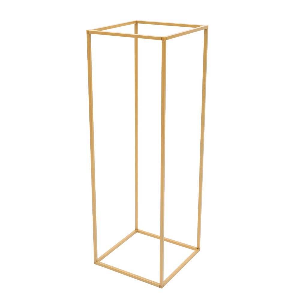 Gold Metal Flower Stand Rectangular Rack For Wedding Table Centerpieces Decor ??