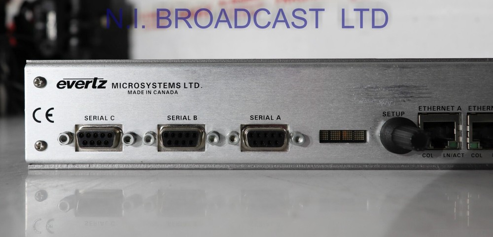 1x Evertz CP1024E ethernet IP router matrix panel