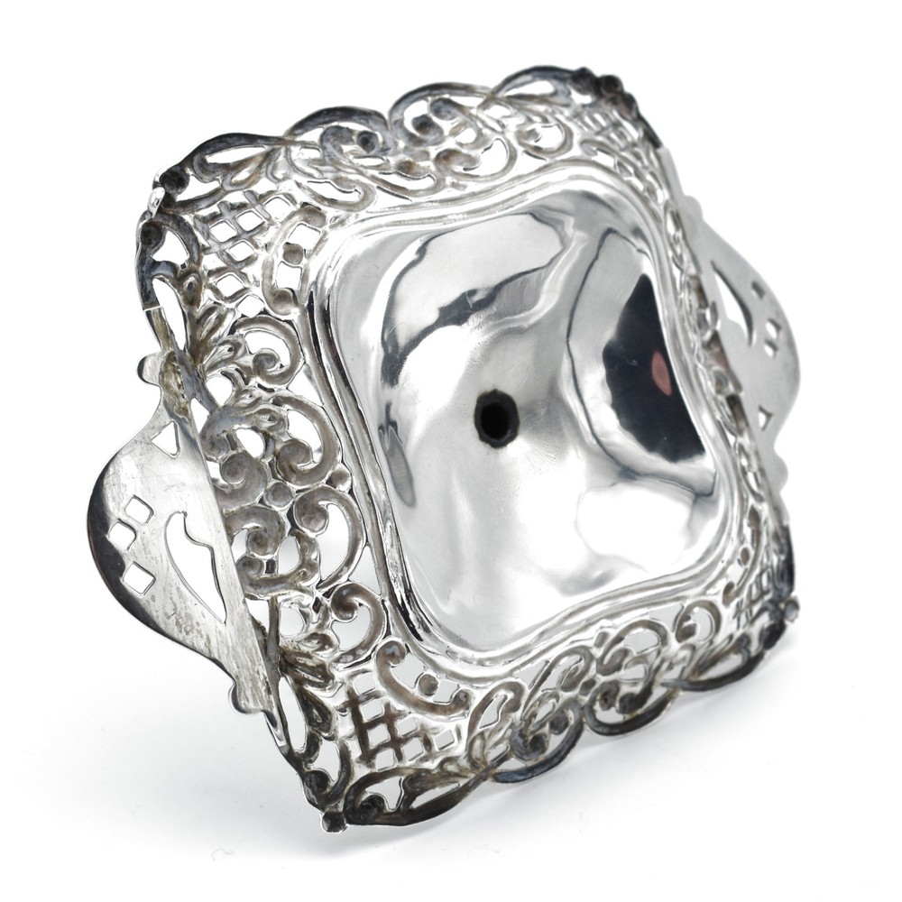 Antique Solid Silver Ring Tree Dish Edwardian 1902