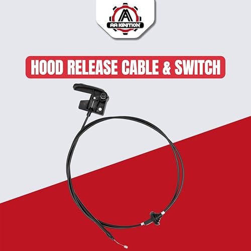 Hood Release Cable Pull Handle Assembly Replacement Fits Cadillac, Chevy and