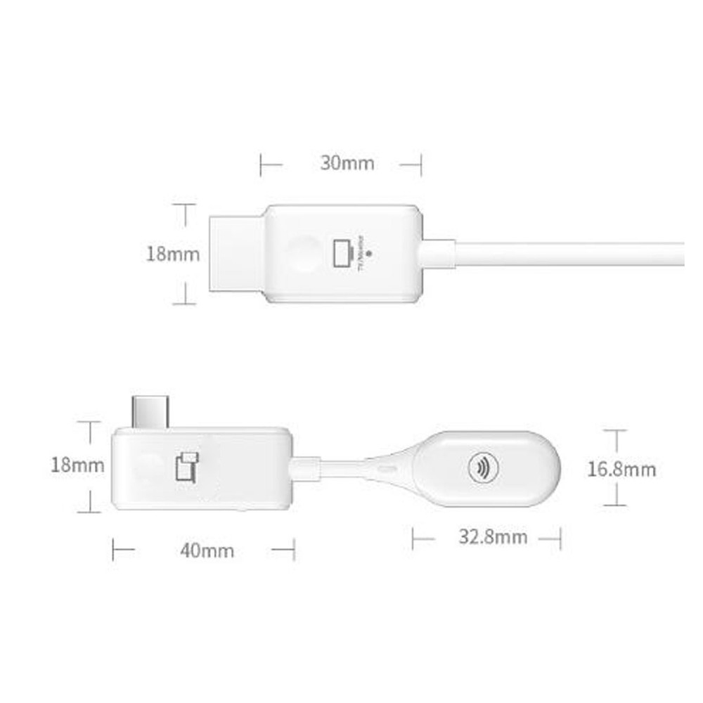 Wireless HD Multimedia Interface Transmitter Receiver Portable Plug And Play